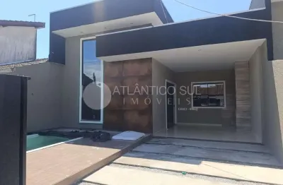 Casa nova com piscina na praia, à venda em pontal do parana - pr