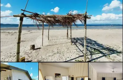 Casa à venda na ilha das peças a 120 metros do mar, guaraquecaba - pr