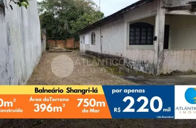 Casa à venda com terreno grande em shangri-lá, pontal do parana - pr