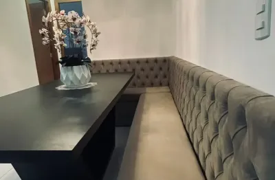Lindo apartamento pronto para mora no res. moa, semi mobiliado.