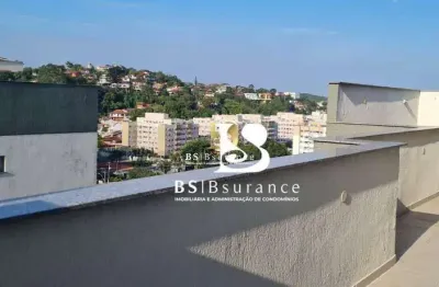 Bs imobiliária aluga cobertura com 2 dormitórios, no badu - niterói/rj