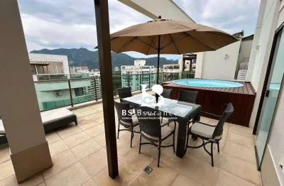 Elegância e lazer em altíssimo padrão: cobertura duplex de 148?m² na barra olímpica