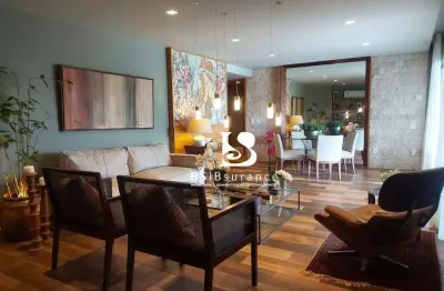Bs imobiliária vende! cobertura linear com 385m², 5 quartos e 4 vagas
