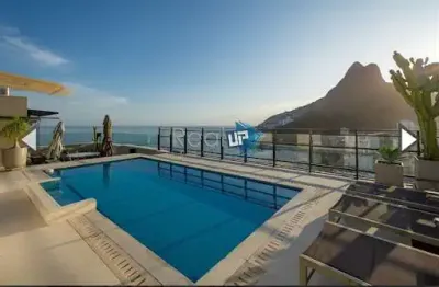 Cobertura com 4 dormitórios para alugar, 420 m² - leblon - rio de janeiro/rj