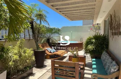 Cobertura com 3 dormitórios à venda, 210 m²  - santa rosa - niterói/rj