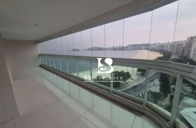 Apartamento 4 quartos, varanda vista mar e 2 vagas | 180m², icaraí