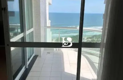 Flat no wyndham barra com sol da manhã e vista frontal para o mar