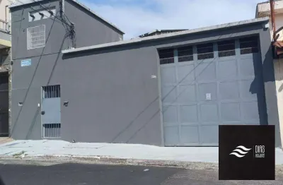 Galpão para alugar, 550 m² por r$ 12.000,00/mês - vila guarani (zona sul) - são paulo/sp