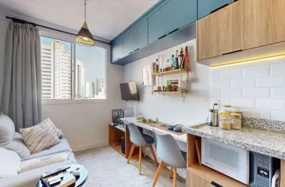 Excelente apartamento tipo para venda em vila romana com 1 quarto, sendo 1 suíte, 24,640m²