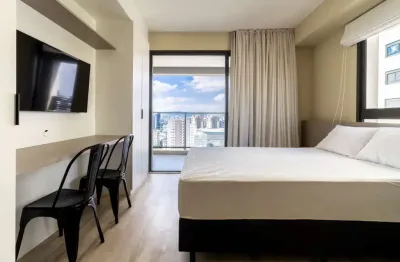 Versátil studio para venda em pompeia com 1 quarto, sendo 1 suíte, 29m²