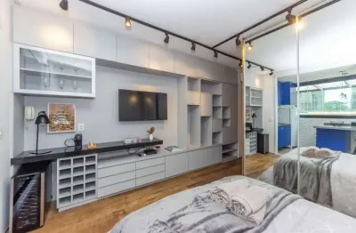 Excelente apartamento garden para venda em vila olímpia com 1 quarto , 43m²