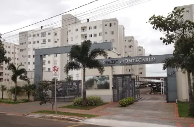 Aluga-se belo apto cond. res. spazio monte carlo mobiliado c/ piscina