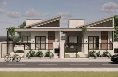 Casa no bosque da mata a venda em tijucas, com 3 quartos, 107m²