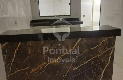 Casa 3 quartos - cozinha americana - garagem 2 carros - r  295mil