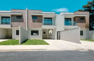 Sobrado com condomínio fechado  à venda, 131 m² por r$ 749.000 - vargem grande - pinhais/pr