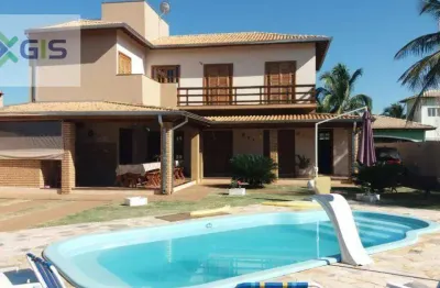 Rancho com 5 dormitórios, 270 m² - venda por r$ 850.000,00 ou aluguel por r$ 5.520,00/mês - riviera - guaraci/sp