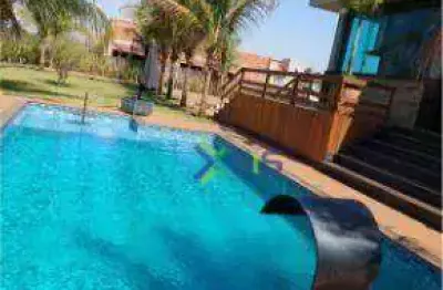 Rancho com 4 dormitórios à venda por r$ 1.980.000,00 - enseada azul - fronteira/mg