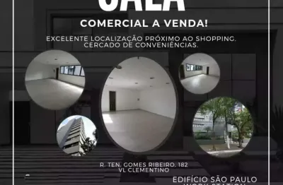 Sala comercial para venda,  vila clementino, são paulo - sa6816