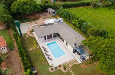 Chácara de luxo em condomínio: 4 quartos, 4 suítes, 3 salas, 1 banheiro, 8 vagas e 355m² em indaiatuba-sp colinas do mosteiro