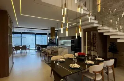 Sobrado de luxo no condomínio residencial duas marias à venda em indaiatuba-sp, 4 quartos, 4 suítes, 5 vagas, 360m².