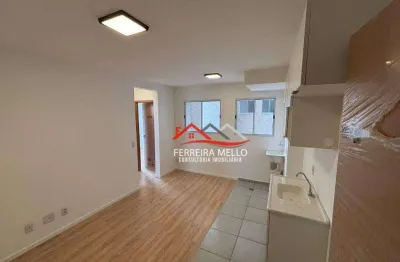 Apartamento com 2 dormitórios para alugar, 38 m² por r$ 1.700/mês - laranjeiras - caieiras/sp