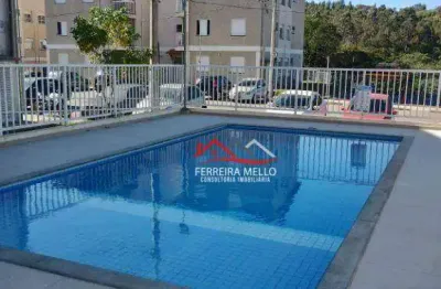 Apartamento com 2 dormitórios para alugar, 45 m² por r$ 1.556,53/mês - residencial são luis - francisco morato/sp