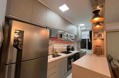 Apartamento com 2 dormitórios à venda, 47 m² por r$ 480.000,00 - serpa - caieiras/sp