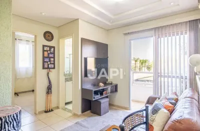 Apartamento 2 dorms, 52m², sacada e vista livre - r$ 349.800 - ponte são joão