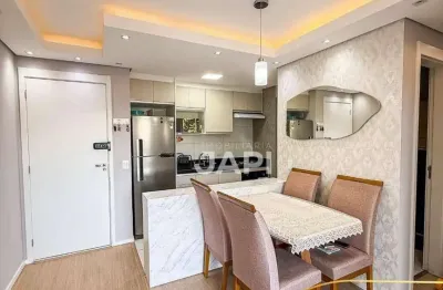 Apartamento  à venda em jundiaí - condomínio vista park - vila nambi - 2 quartos - 54m² - r$ 435.000,00
