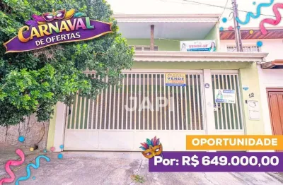 Casa com 3 quartos à venda, 267 m² por R$ 649.000 - Vila Galvão - Jundiaí/SP