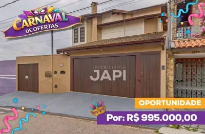 Casa à venda em Jundiaí - Jardim Roma - 273m² - 3 quartos - 1 suíte - 2 vagas