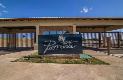 Terreno à venda - condomínio villa piemonte, parque universiário, franca/sp
