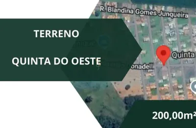 Terreno à venda no Loteamento Quinta do Oeste, Franca 
