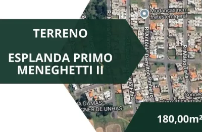 Terreno à venda - esplanada primo meneghetti ii, franca/sp