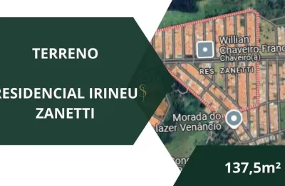 Terreno à venda no Residencial Irineu Zanetti, Franca 