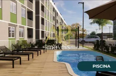 Apartamento à venda: 2 dormitórios, churrasqueira, piscina/palhoça