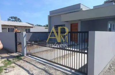Casa à venda: 2 dormitórios sendo 1 suíte, loteamento bela vista, palhoça