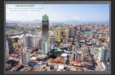 Apartamento à venda c/ terraço 2 dormitórios, sendo 1 suítes no kobrasol