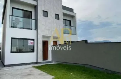 Sobrado novo alto padrão à venda com 2 suítes no bela vista/ palhoça