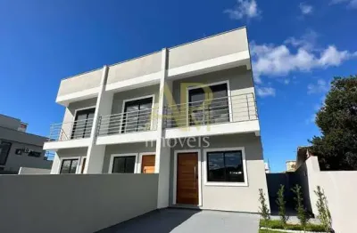 Sobrado novo à venda com 2 suítes no aririu/ palhoça!!