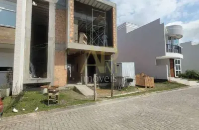 Casa em obra à venda: 3 dorm (1 suíte) + escritório no brisas - biguaçu