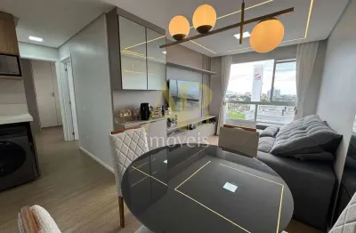 Apartamento à venda semimobiliado: 2 dorm (1 suíte) + vista mar/ biguaçu