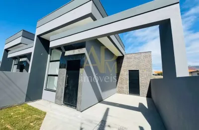 Casa nova à venda: 2 dorm (1suíte), area nos fundos, 180m² -areias