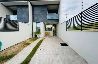 Sobrado novo à venda com 3 dormitórios (1 suíte) em forquilhas