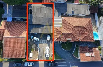 Terreno com casa em área comercial à venda, são 325m² - barreiros/sj