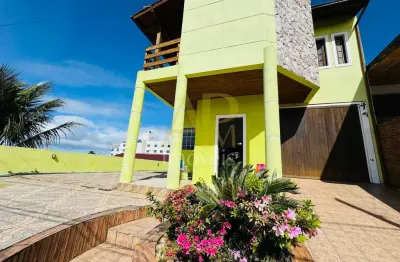 Casa à venda financiável com 3 dorm (1 suíte), vista mar- serraria/são josé