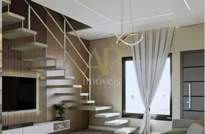 Sobrado à venda: 2 suítes e lavabo, com amplo quintal em areias