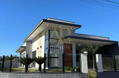 Casa térrea à venda: 03 dorm (1 suíte) e área gourmet - forquilhas/ sj