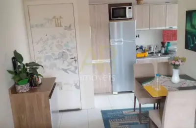 Apartamento à venda em biguaçu/ fundos, 2 dorm e sacada com churrasqueira