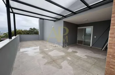 Cobertura à venda: 4 dorm (2 suítes) e terraço na praia da pinheira